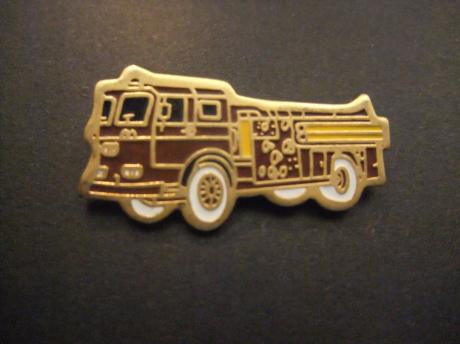 Brandweerwagen bruin-geel